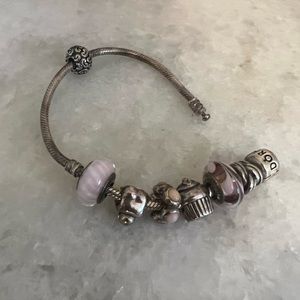 Pandora bracelet with charms!